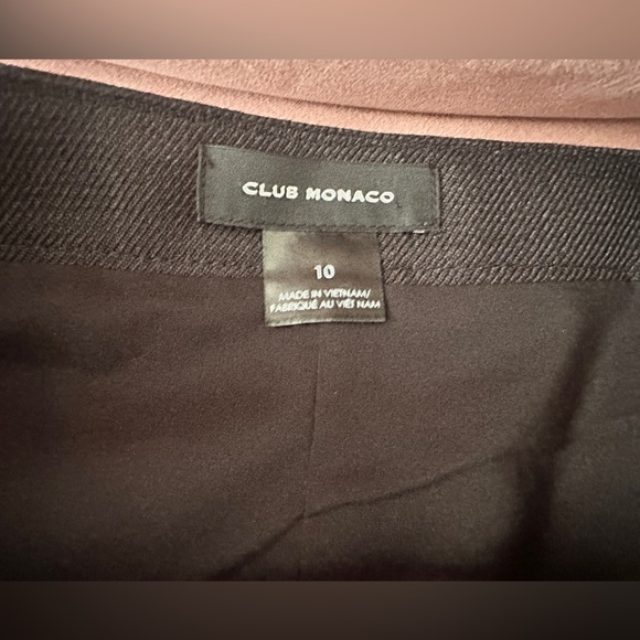 Club Monaco Trouser Style Suiting Mini Skirt - Picture 2 of 3